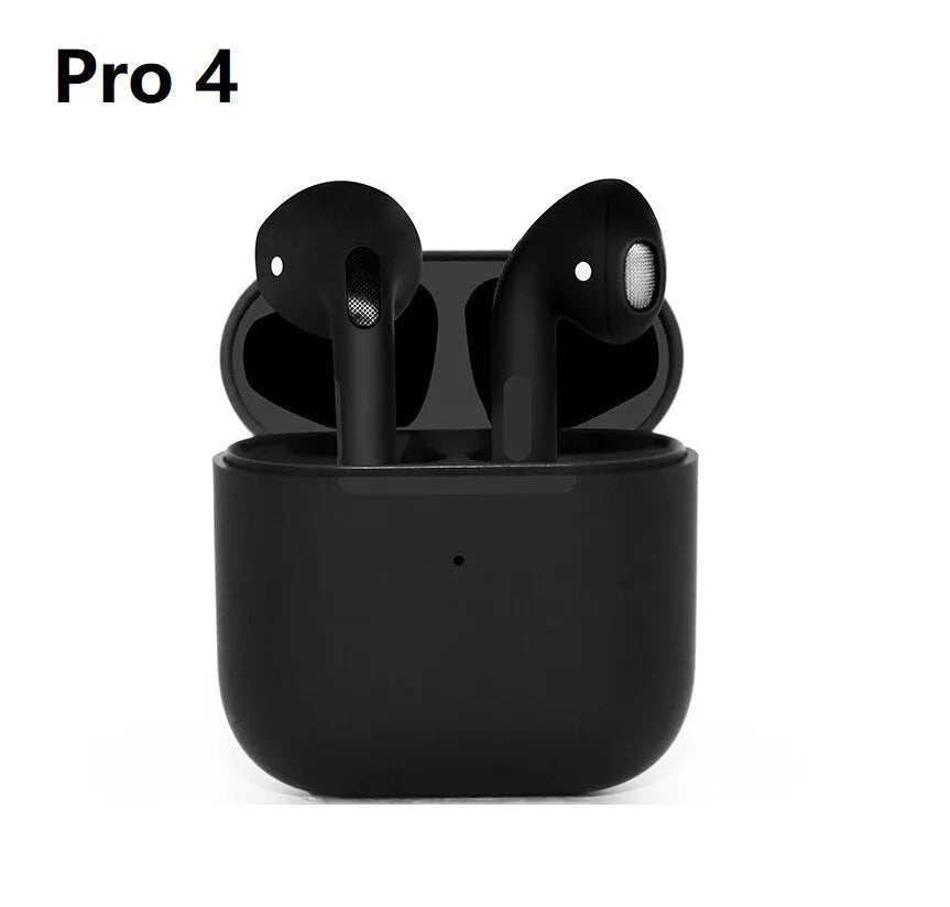Pro4 White wireless Bluetooth sports headset with in-ear design and sporty styling.