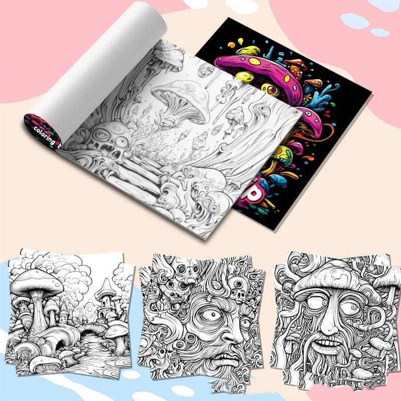 Acid tour colour paper painting book with 200mm length for drawing and art projects.