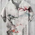 Men's grey short sleeve t-shirt featuring a vibrant 3D digital tiger graphic print on the front.