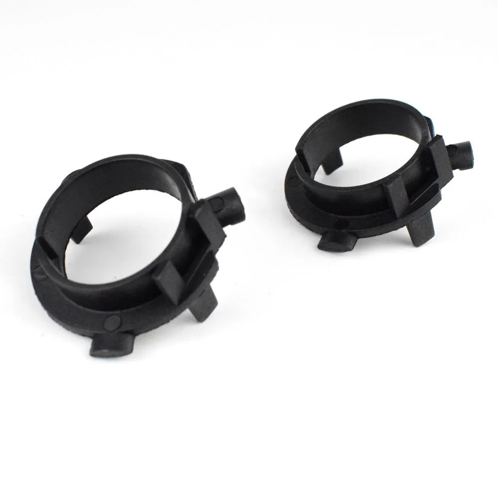 Black ABS plastic car LED headlight card holder for Nissan and Kia models