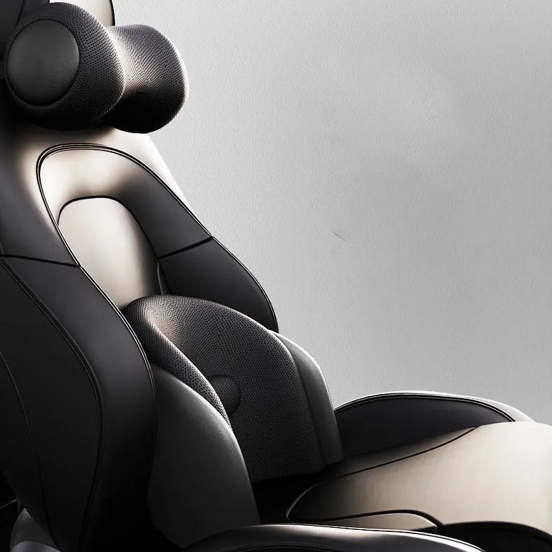 Car seat massage cushion with memory cotton construction in multiple colour options