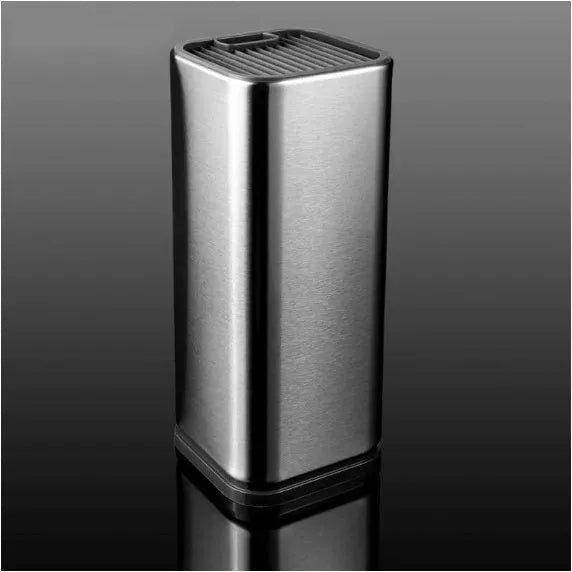 Black and white kitchen tool holder with detachable base for knives and utensils