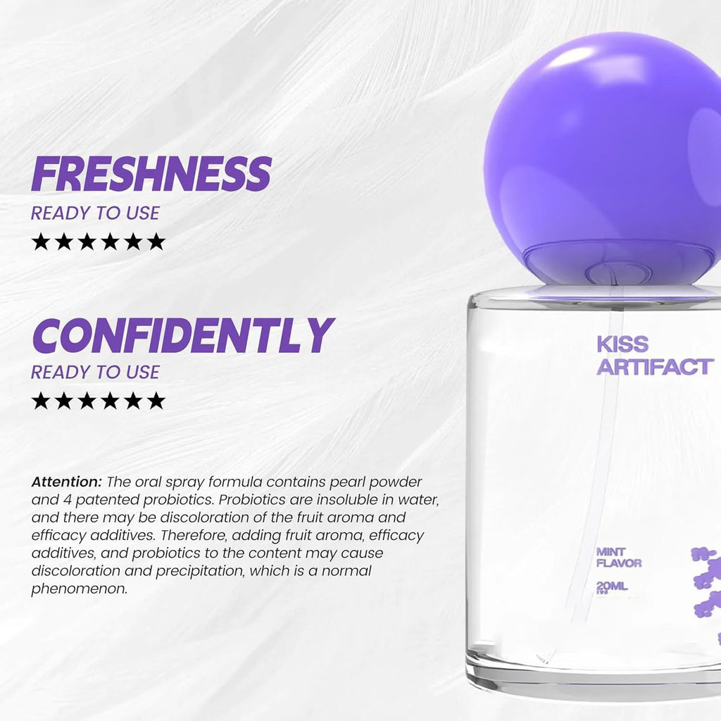 20ml portable oral spray bottle for probiotic and hydration care