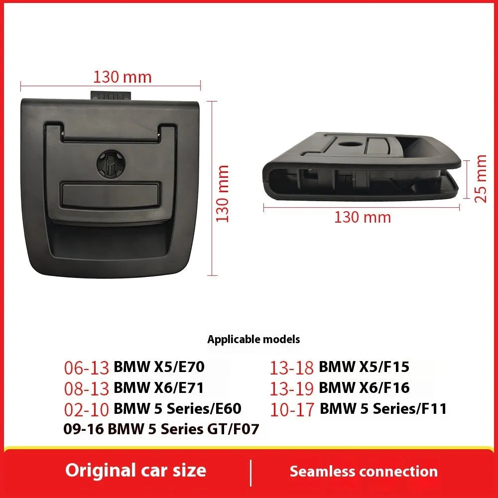 Car trunk luggage handle for X5 X6 in black or beige, with or without keyhole, single replacement part.