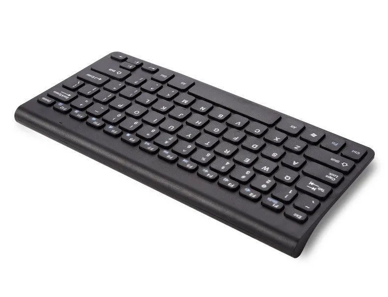 Black and white wireless keyboard and mouse set with 4G connectivity and 10-metre range