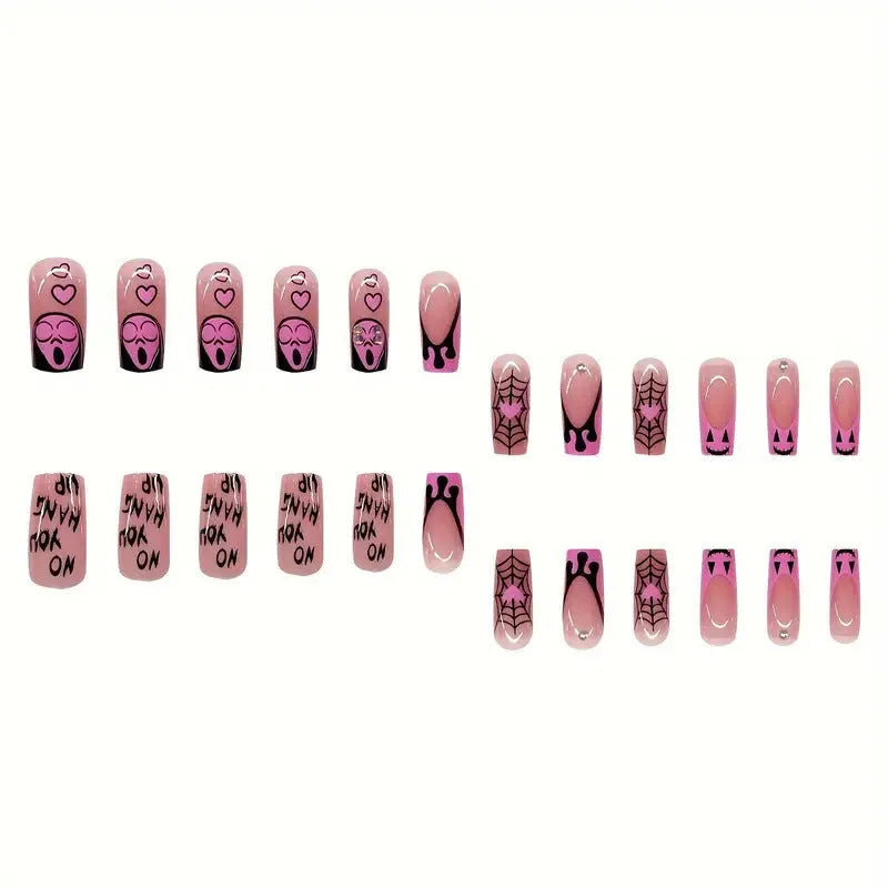 Women's Halloween plastic armour set with detachable square panels in Sweet Cool Series design