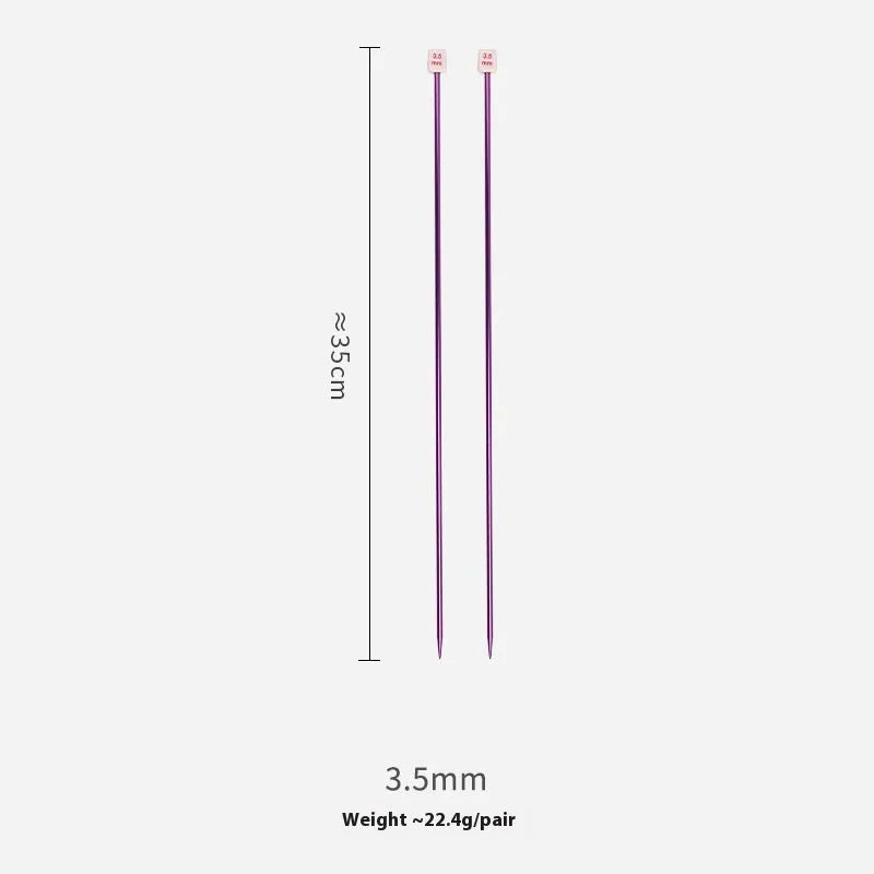 Lengthened crochet hook set showing multiple sizes with protective caps on ergonomic handles