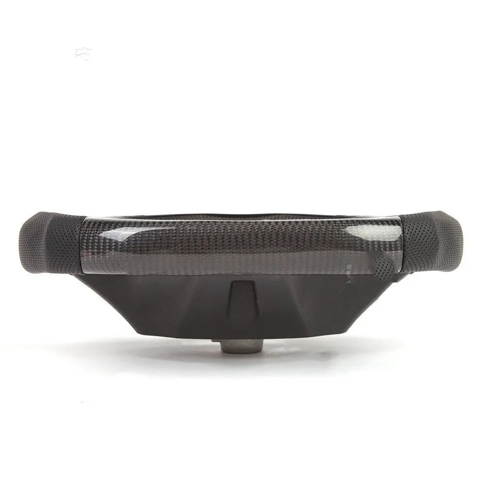Black carbon fibre BMW X3 X5 steering wheel with LED display and multifunctional controls