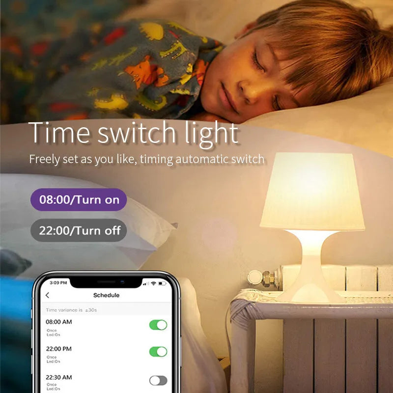 Smart GU10 LED spotlight bulb with RGBCCT colour changing and WiFi connectivity for voice control