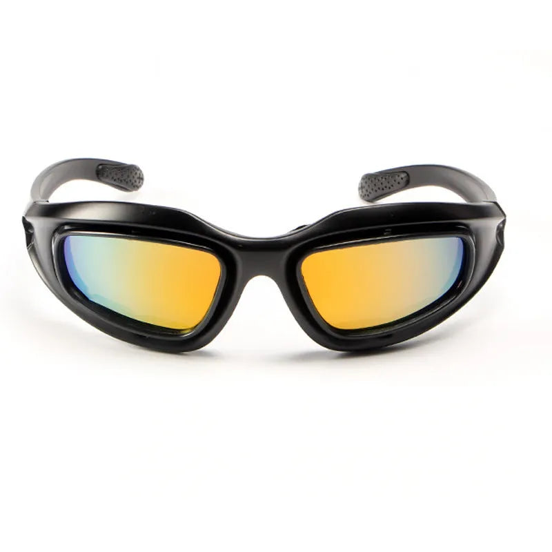 Tactical polarized sunglasses for outdoor cycling with sports frame and multiple colour options