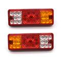Black electric tricycle taillight replacement part measuring 200mm by 70mm