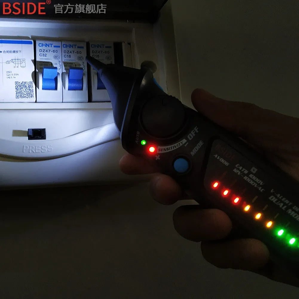 Smart sensor test pencil with round head design for high pressure electrical testing