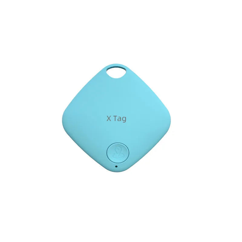 Bluetooth anti-lost tracker with key ring attachment in black, blue, green, pink, or white colours