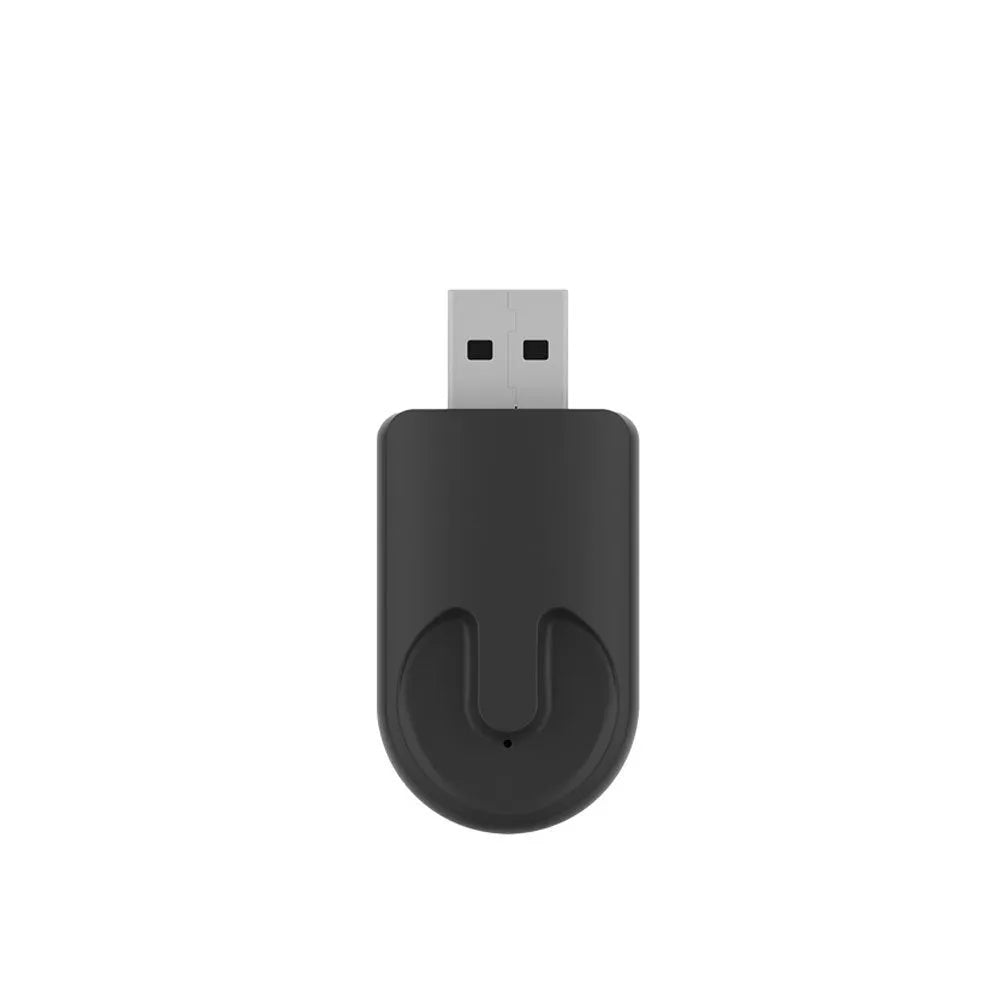 Black mini CarPlay USB interface adapter measuring 26mm × 55mm × 13mm