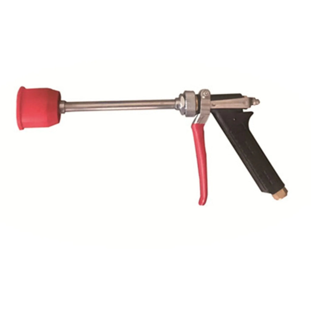 Submachine gun style agricultural spray gun for pesticide application