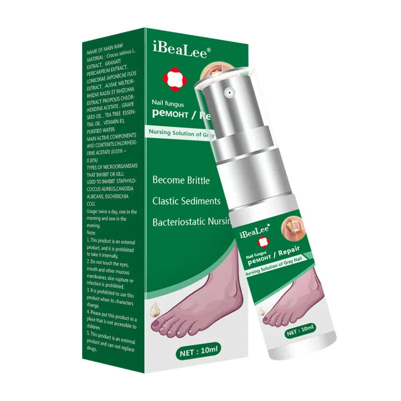 10ml bottle of deck liquid antimicrobial foot repair dust for nail whitening