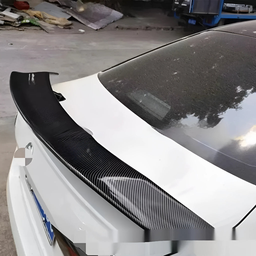 Universal punch-free ABS car spoiler for rear vehicle modification in various colour options