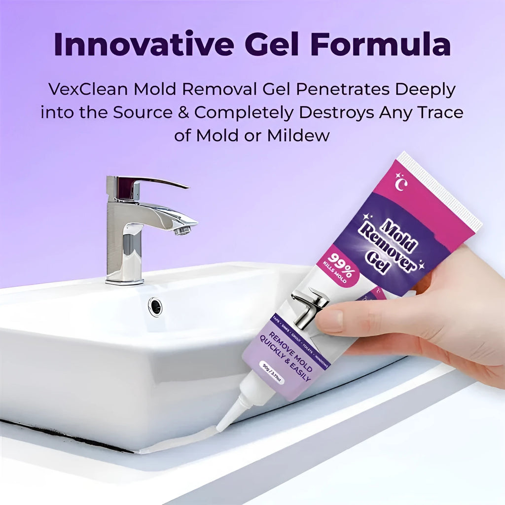 90g cleansing nursing gel bottle with ingredient label showing sodium hypochlorite and deionized water