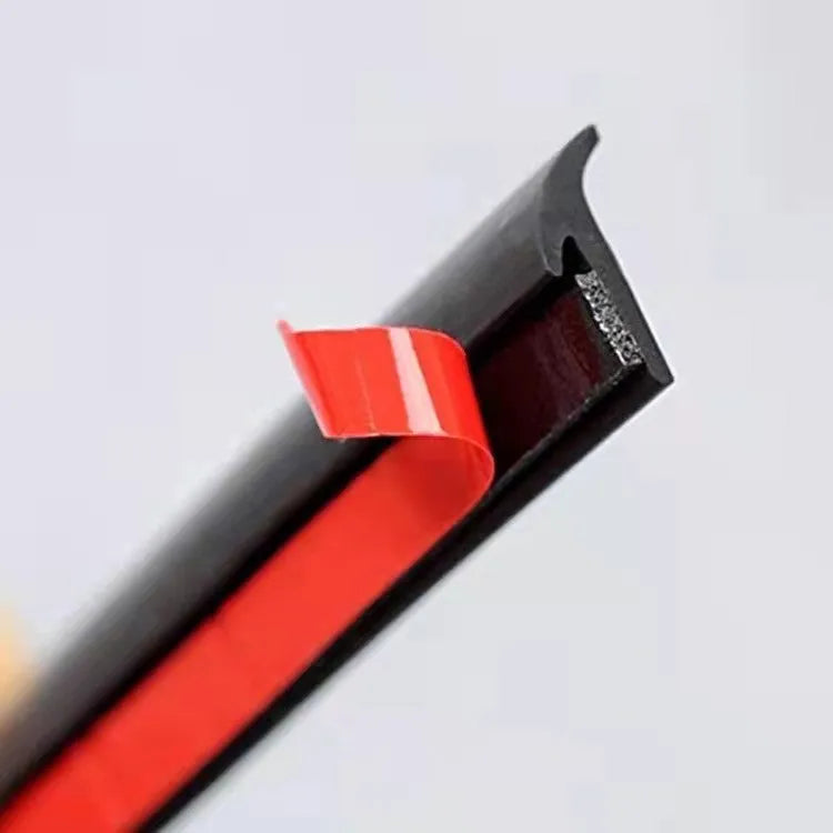 Black TPE automotive rubber seal strip for door and window gap filling applications