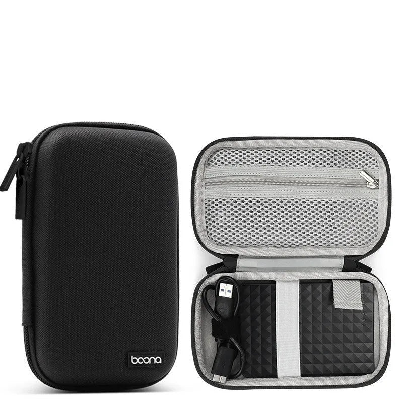 Oxford cloth 2.5-inch mobile hard disk protective cover in grey and black colour options