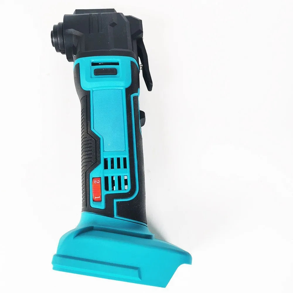 Lithium battery grass trimming machine with dual charging system and accessories in plastic case