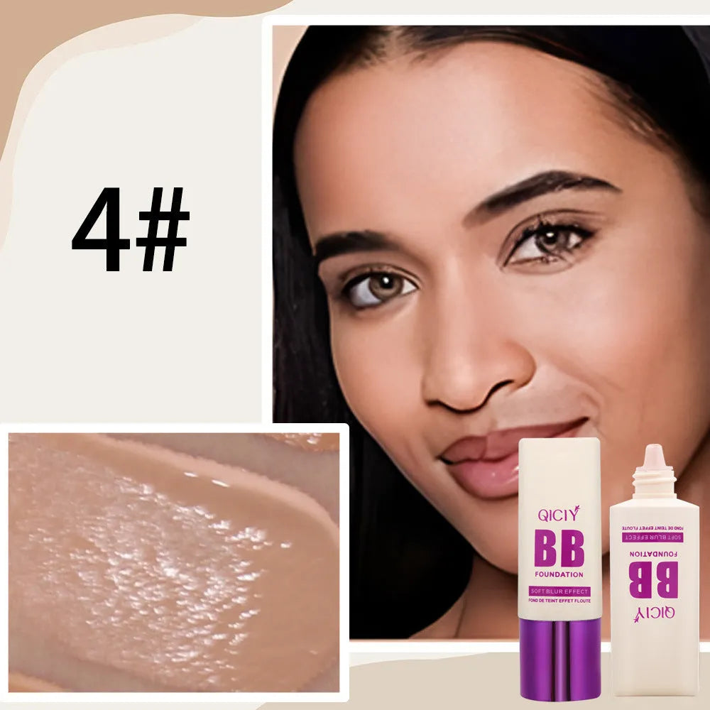 Feeding bottle packaging containing brightening liquid foundation concealer BB cream in 10 shade options