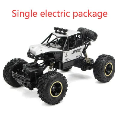 2.4G wireless remote control car with four-wheel drive in black or silver colour