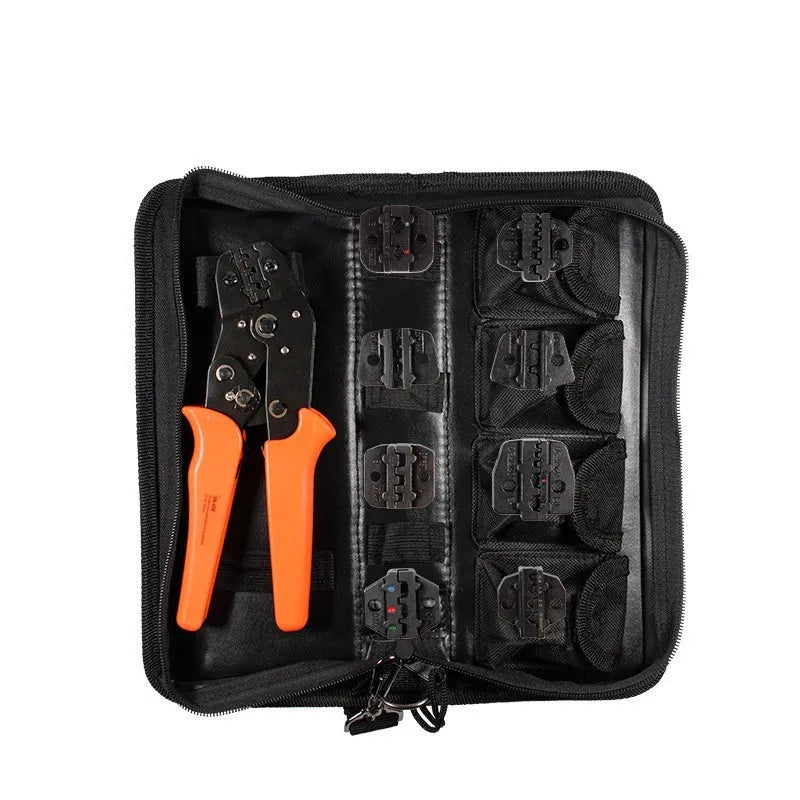 SN-48B portable multi-wrench jaw terminal crimping pliers combination suit with four interchangeable jaw pairs