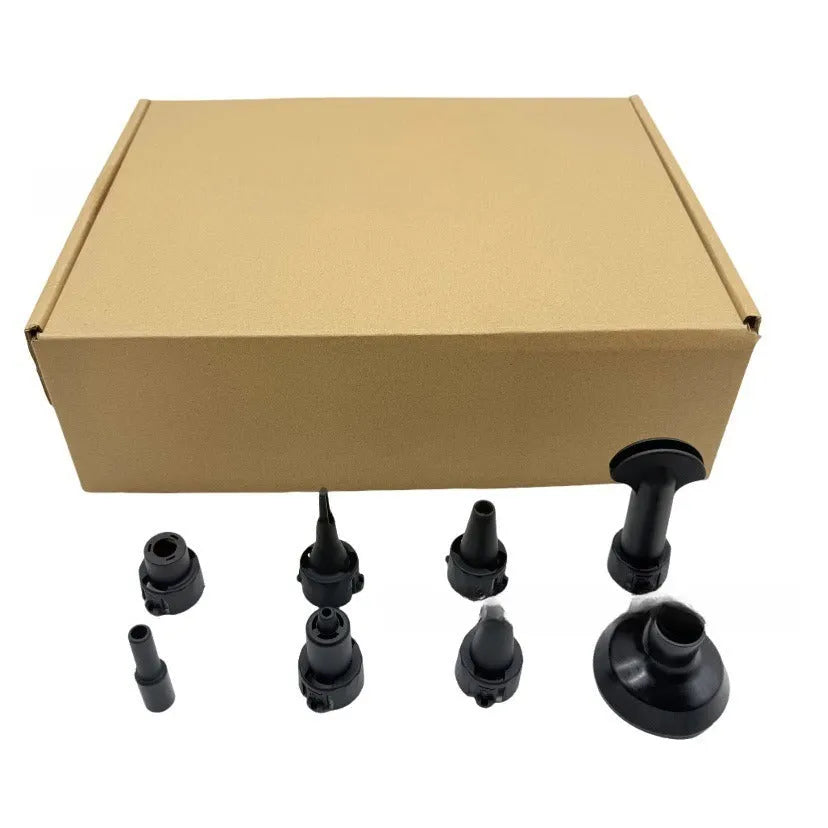 Lithium battery brush air exhauster for dust cleaning and snow removal with bare metal head