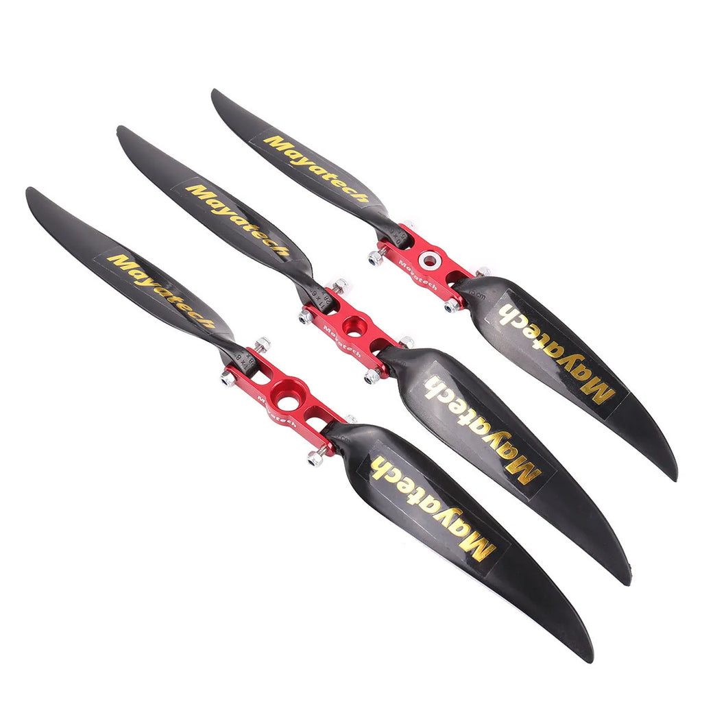 Black folding paddle with quick disassembly gliding fittings in 12x6.5cm size