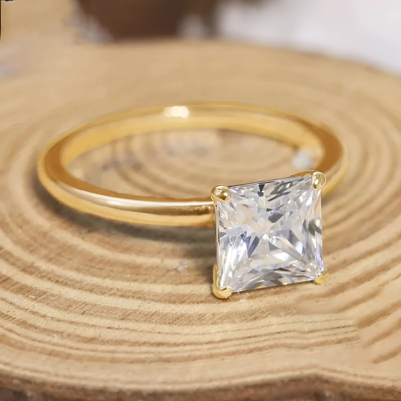 A simple geometric round ring made from 925 silver, shown in silver, gold, and rose gold colour options.