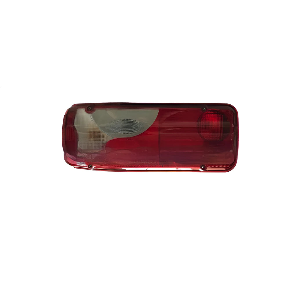 Scania truck replacement taillight for card 420 models, plastic housing, shows left or right side option.