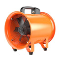 8-inch titanium steel industrial axial flow fan for dust removal and ventilation systems
