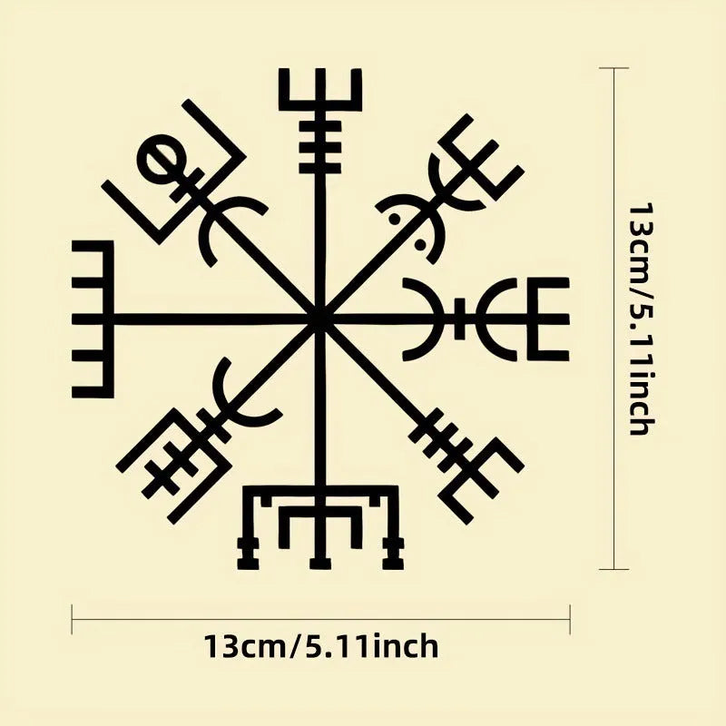 13x13cm square vegetarian no-charm vinyl car window sticker for glass and notebook application