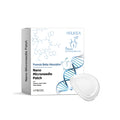 Four nano microneedle patches containing Paeonia root, ginger, and cinnamon oil in protective packaging