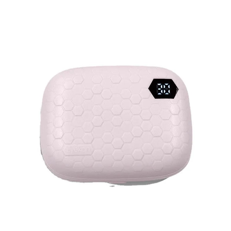 Automatic electric ultrasonic glasses cleaning machine in pearl white, blue or pink colours
