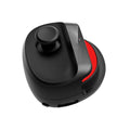 Square black USB game controller showing dimensions and button layout for PC mobile gaming