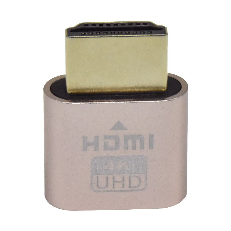 Graphics card HDMI virtual display adaptor with 26.5mm interface in multiple colour options