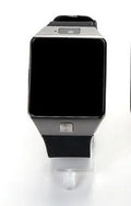 Smart watch with 1.44-inch screen on an adjustable wrist strap, showing Bluetooth call function.