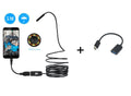 OWSOO 7mm USB endoscope camera with 5M waterproof snake tube and 6 adjustable LEDs for Android inspection