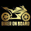 Reflective motorcycle and car safety stickers in multiple colours with 10x15cm and 14x20cm size options