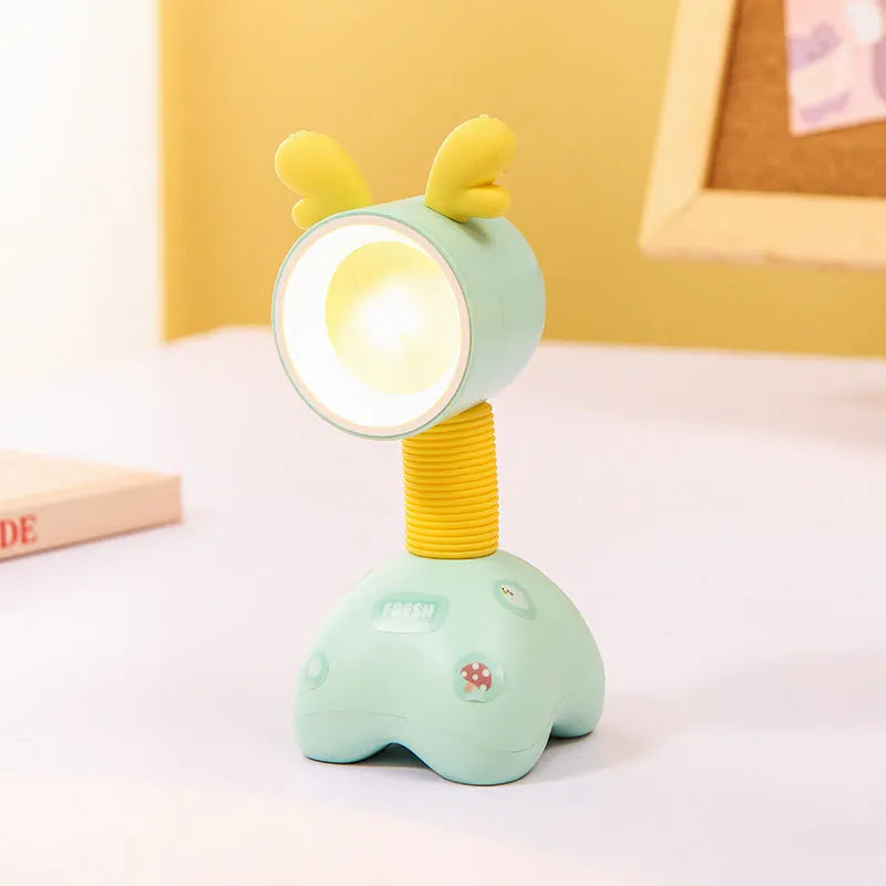 Creative DIY cartoon magnetic desktop night lamp in various colours with adjustable lighting