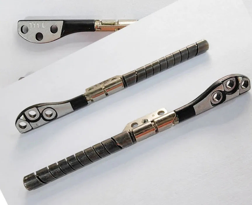A1286 rotating shaft replacement for MacBook Pro 15-inch laptop hinge repair with foam packaging