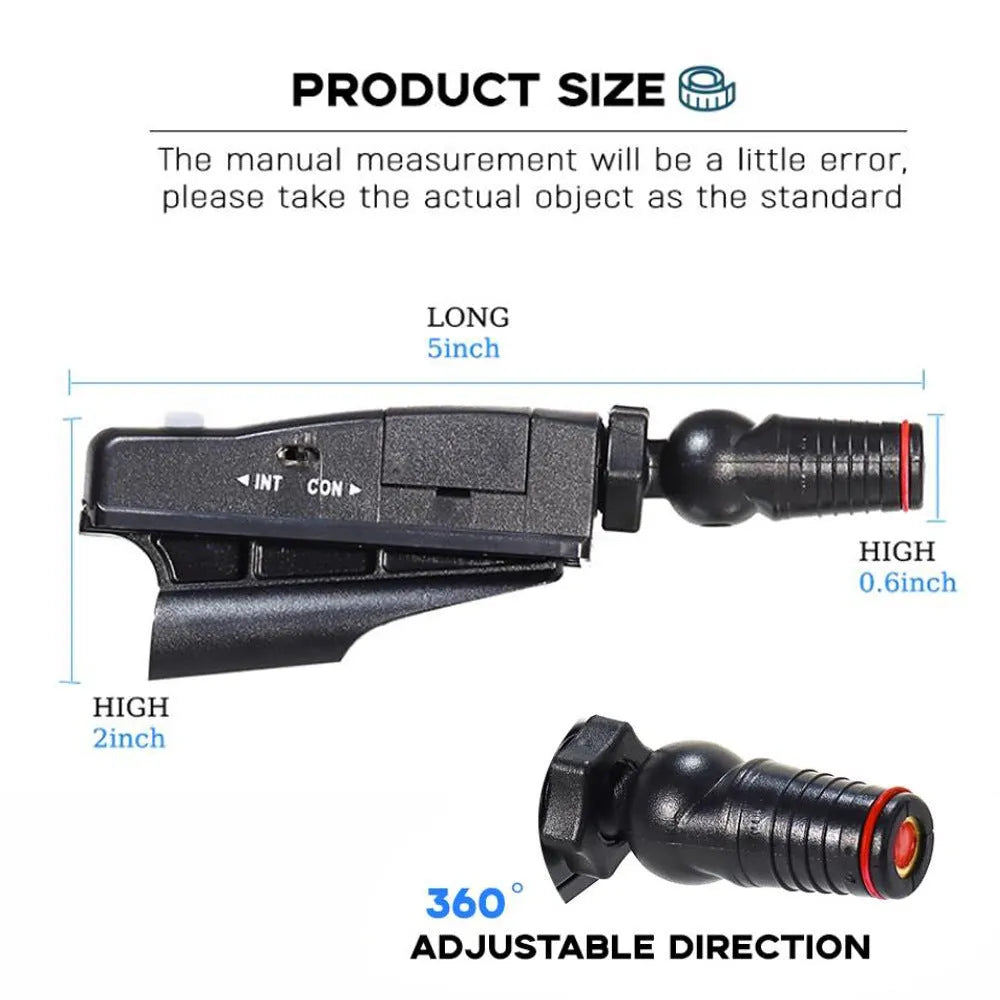 Black golf laser aiming instrument with push rod laser sight for putting alignment practice