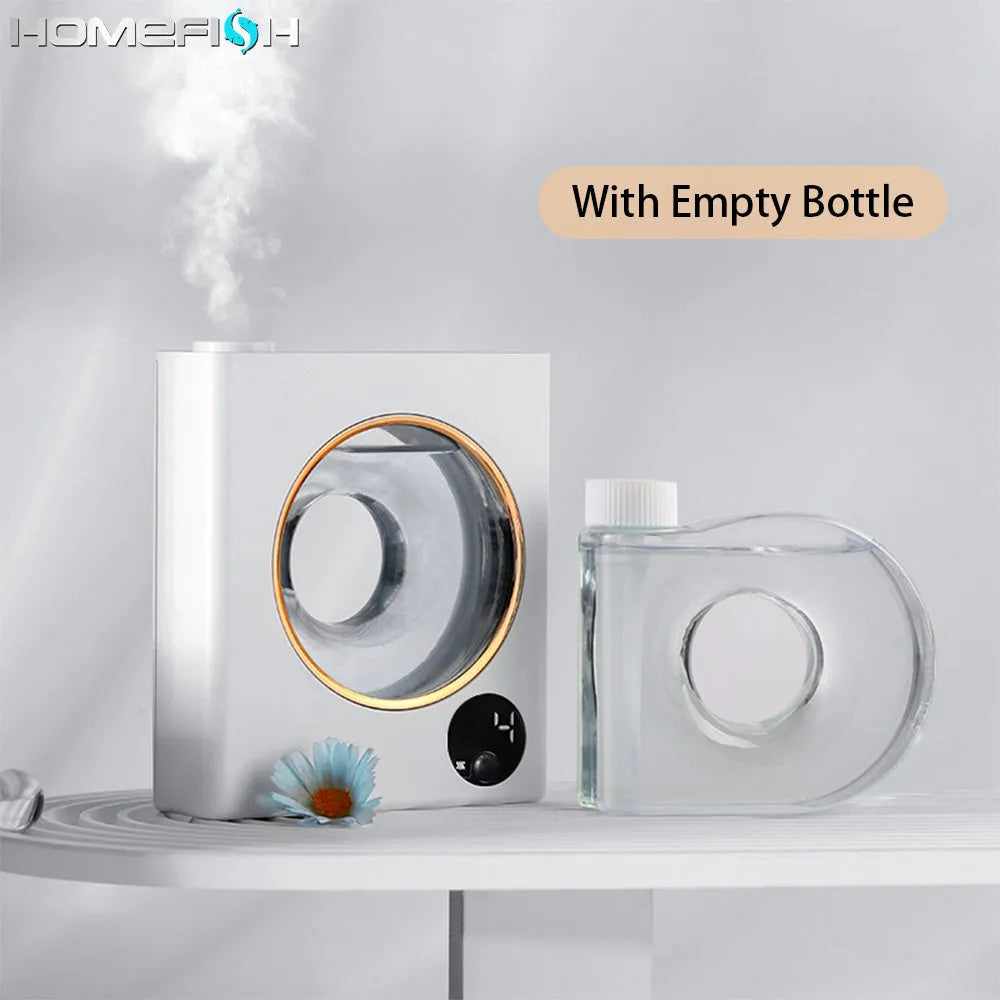 Small white wall-mounted automatic aromatherapy machine with USB charging port.