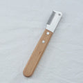 Wood-handle pet stripping comb grooming tool for cats and dogs in two sizes