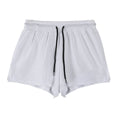 Men's quick-drying nylon summer shorts in black and white colour options