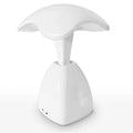 White modern LED desk lamp with eye protection technology and touch control switch