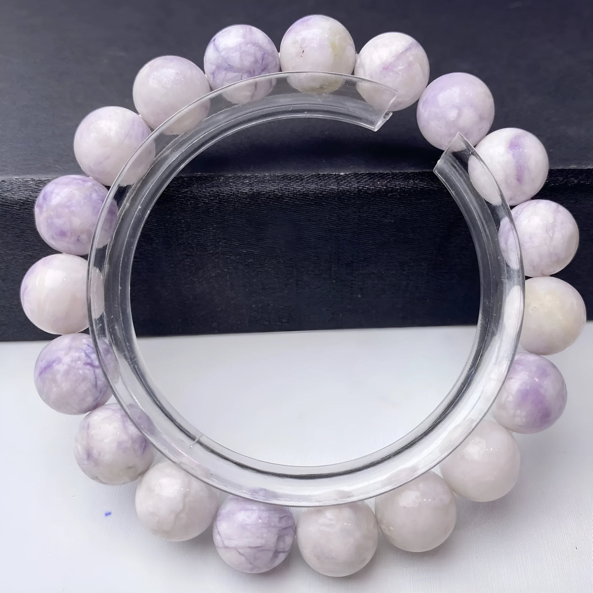 Natural purple turquoise beaded bracelet for women, round beads in about 6mm, 8mm or 10mm sizes