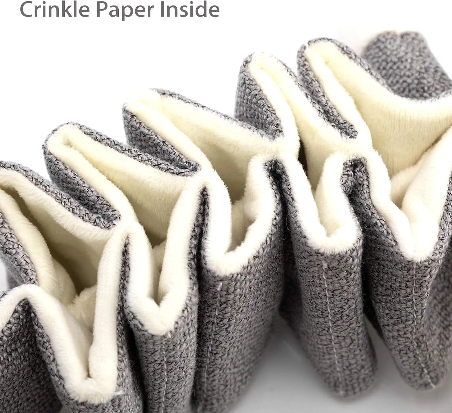Grey koala plush dog toy measuring 30cm with crinkle paper inside